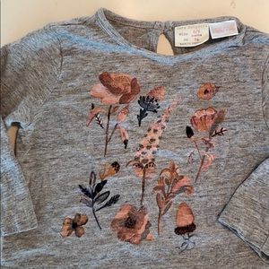 Zara girls 6-9 month shirt